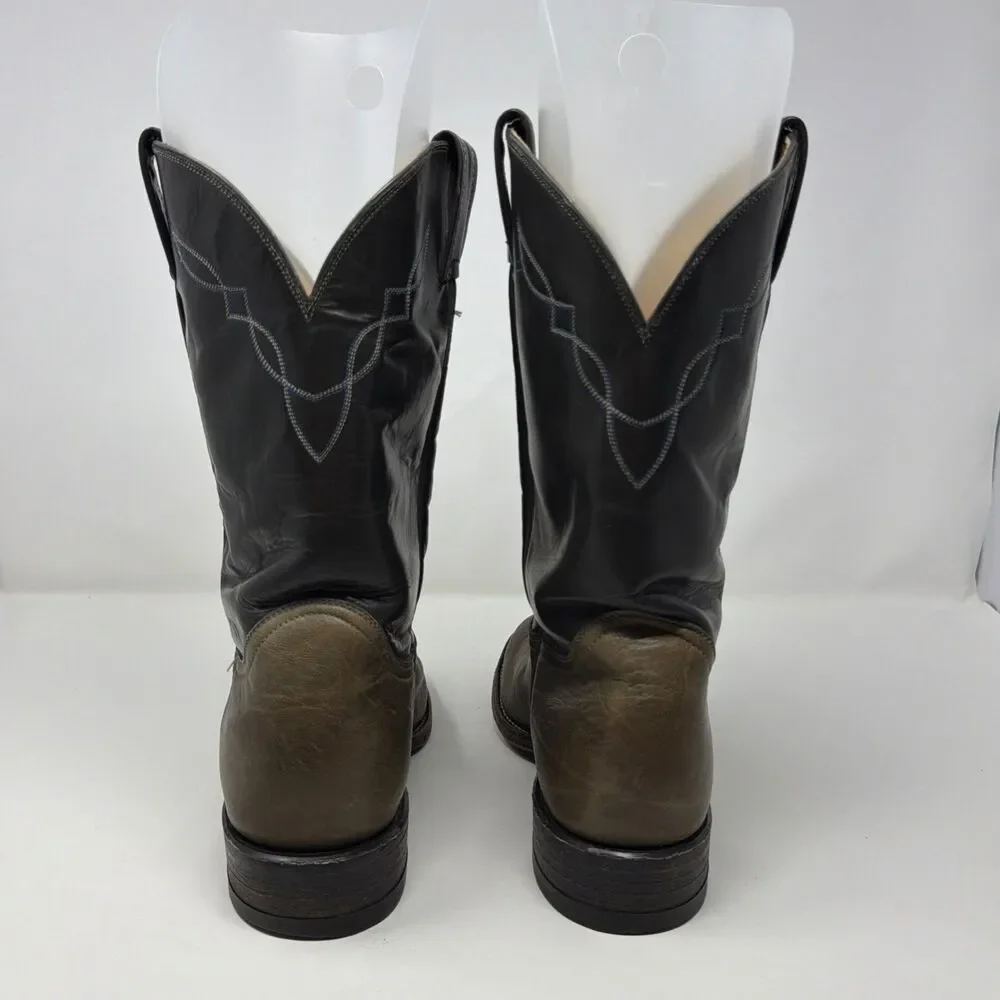 Tony Lama Vintage Western Cowboy Boots Size 11B USA Made READ